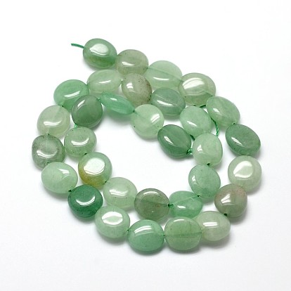 Natural Green Aventurine Nuggets Beads Strands, Tumbled Stone, 4~8x6~9x5~7mm, Hole: 1mm, about 15.3 inch ~15.7 inch
