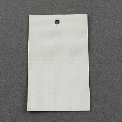 Бумажные карты цена, прямоугольные, 50x30 мм