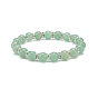 Natural Green Aventurine Beaded Stretch Bracelet, Gemstone Jewelry for Women