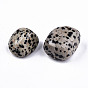Perles de jaspe dalmatien naturelle, pierres de guérison, pour la thérapie de méditation équilibrant l'énergie, pierre tombée, gemmes de remplissage de vase, pas de trous / non percés, nuggets