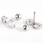 201 Stainless Steel Barbell Cartilage Earrings, Screw Back Earrings, with 304 Stainless Steel Pins, Infinity with Heart