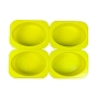 Moules en silicone de savon de bricolage, pour la fabrication de savons artisanaux, 4 cavités, ovale