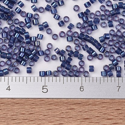 MIYUKI Delica Beads, Cylinder, Japanese Seed Beads, 11/0, Inside Dyed Color 'Fancy'