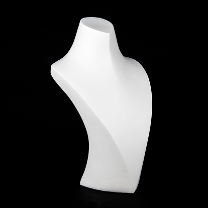 Soporte de exhibición de modelo de cuello tipo v de resina