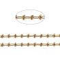 Placage ionique (ip) 304 chaînes à maillons en acier inoxydable, non soudée, avec bobine, pour le bricolage fabrication de bijoux