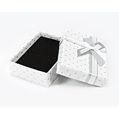Картонные коробки ювелирных изделий, прямоугольные, 92x61x28 мм