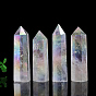 Natural Quartz Crystal Home Decorations, Display Decoration, Healing Stone Wands, for Reiki Chakra Meditation Therapy Decors, Hexagon Prism