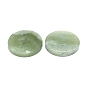 Cuentas de jade natural nuevo, sin agujero / sin perforar, plano y redondo