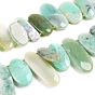 Natural Chrysoprase Beads Strands, Oval