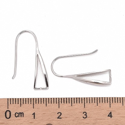 925 Sterling Silver Earring Hooks, Triangle