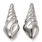 304 Stainless Steel Beads, No Hole, Conch