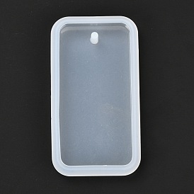 DIY Pendant Silicone Molds, Resin Casting Molds, Clay Craft Mold Tools, Rectangle