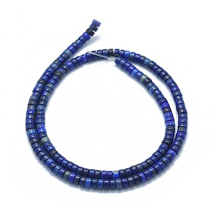 Natural Lapis Lazuli Beads Strands, Dyed, Flat Round/Disc