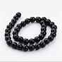 Gemstone Beads, Black Onyx, Natural Faceted(128 Facets) Round, Dyed & Heated