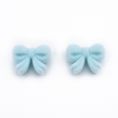 Opaque Resin Beads, Flocky Bowknot