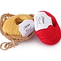 Hilo de lana para gorro de suéter, hilos de lana 4-hebras para tejer suministros de ganchillo