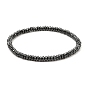 Synthetic Non-Magnetic Hematite Beaded Bracelets, Faceted Rondelle