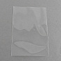 Opp sacs de cellophane, rectangle, 12x8 cm