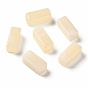 Transparent Acrylic Beads, Two Tone, Cuboid