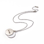 Collier pendentif en aluminium vierge de sublimation, collier pendentif photo vierge en alliage pour la saint valentin, platine