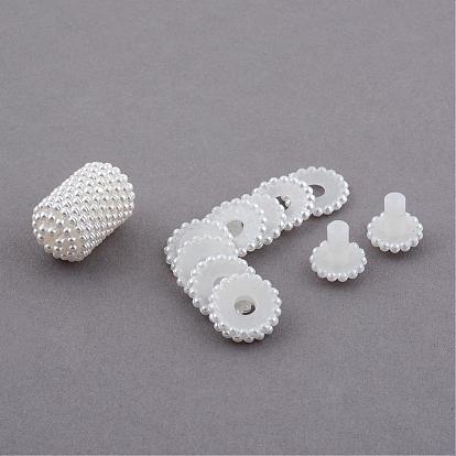 Acrylic Imitation Pearl Beads, Berry Beads, Combined Beads, Column