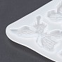 Силиконовые формочки своими руками из кабошона, формы для литья смолы, для уф-смолы, изготовление ювелирных изделий на основе эпоксидной смолы, лист/бабочка/бантик