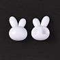 Perles acryliques opaques, lapin
