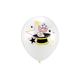 Circus Theme Pattern Latex Balloons, for Party Festival Home Decorations