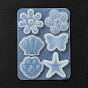 Flower & Shell & Starfish & Paw Print & Butterfly Silicone Molds, Resin Casting Molds, Clay Craft Mold Tools