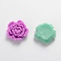 Resin Cabochons, Flower, 24x8mm