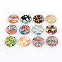 Half Round/Dome Pattern Photo Glass Flatback Cabochons for DIY Projects