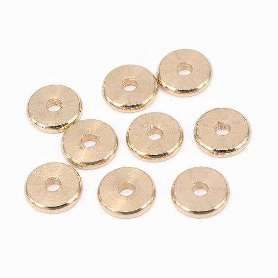 Brass Spacer Beads, Disc, Nickel Free