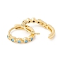 Серьги-кольца с кубическим цирконием, маленькие позолоченные серьги-кольца из настоящего золота 18k для девочек и женщин