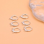 925 Sterling Silver Leverback Earrings Findings, with Loops & S925 Stamp