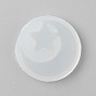 Food Grade Silicone Molds, Fondant Molds, For DIY Cake Decoration, Chocolate, Candy, UV Resin & Epoxy Resin Jewelry Making, Moon and Star