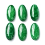 Natural Malaysia Jade Cabochons, Dyed, Oval