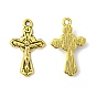 Tibetan Style Alloy Pendants, for Easter, Lead Free and Cadmium Free, Crucifix Cross