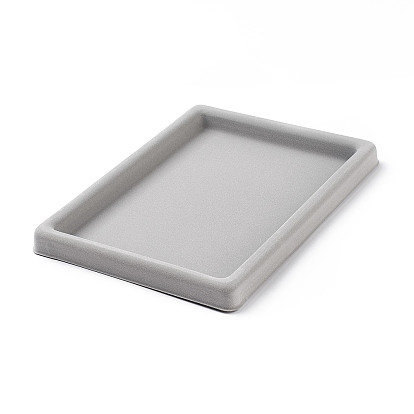 Plastic Beads Tray for Necklace and Bracelets Making, Rectangle, 7.87x10.63x0.79 inch