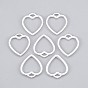 CCB Plastic Pendants, Heart