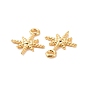 Ion Plating(IP) 304 Stainless Steel Charms, Star Charms
