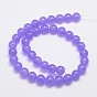 Natural & Dyed Malaysia Jade Bead Strands, Round