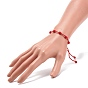 Nylon Braided Knot Cord Bracelet, Lucky Adjustable Bracelet for Kids