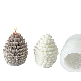 Силиконовая форма для сосновой шишки, Изготовление свечей для ароматерапии своими руками, форма для украшения дома