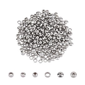 Unicraftale 304 Stainless Steel Spacer Beads, Round & Rondelle & Flat Round & Donut