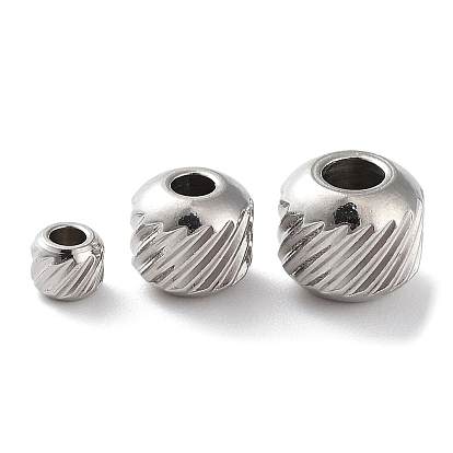 201 Stainless Steel Spacer Beads, Rondelle