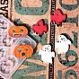 Moldes de silicona de calidad alimentaria con colgante temático de Halloween diy, moldes de resina, murciélago/calabaza/fantasma