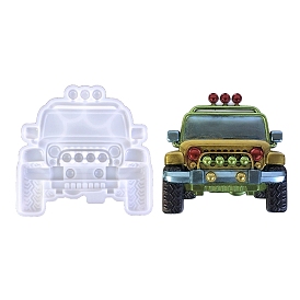 Off Road Vehicle Door Ornament Silicone Molds, Resin Casting Molds, for UV Resin, Epoxy Resin Craft Making