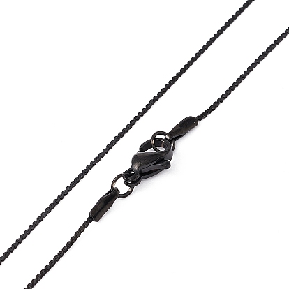 304 Stainless Steel Serpentine Chain Necklace for Men Women