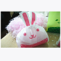 Каваи кролик пластиковые мешки с конфетами, сумки для кроликов, подарочные пакеты, две стороны печатных