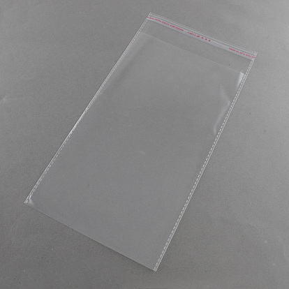 Opp sacs de cellophane, rectangle, 14x27 cm